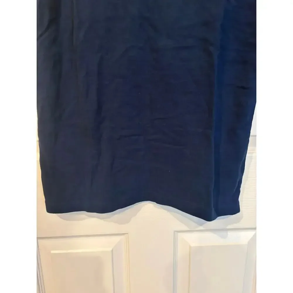 Banana Republic Organic Cotton Pique Polo Colorblock White Gray Blue Small
